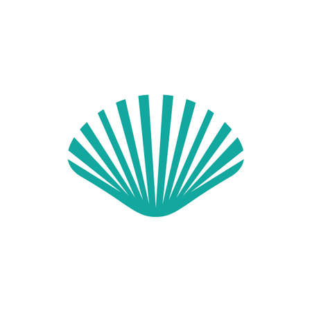 Shell logo illustration vector flat designのイラスト素材