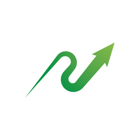 Arrow ilustration logo vector template