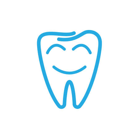 Dental logo template vector illustration flat designのイラスト素材