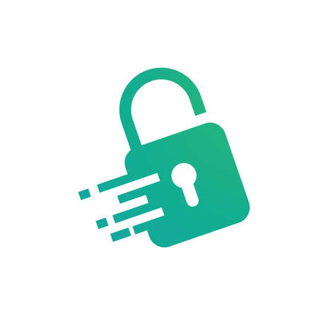 Padlock logo vector illustration designのイラスト素材