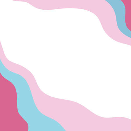 Abstract shape background frame vector design templateのイラスト素材