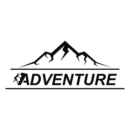 Mountain illustration logo vector designの写真素材