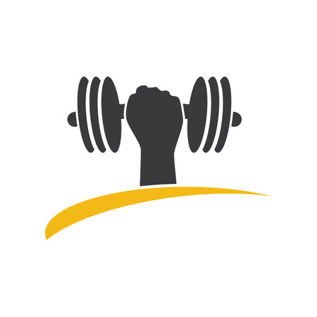 Gym logo vector design templateのイラスト素材