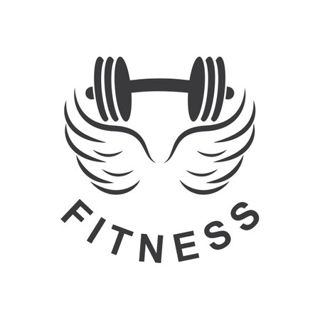 Gym logo vector design templateのイラスト素材
