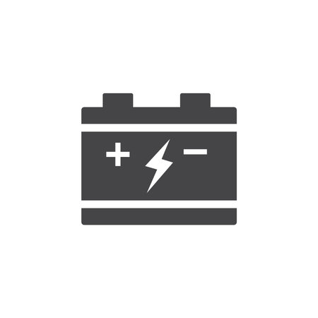 Battery icon vector flat design templateの写真素材