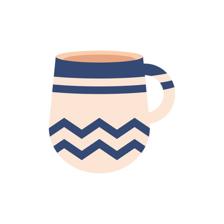 Tea or coffe cup vector illustration flat designのイラスト素材