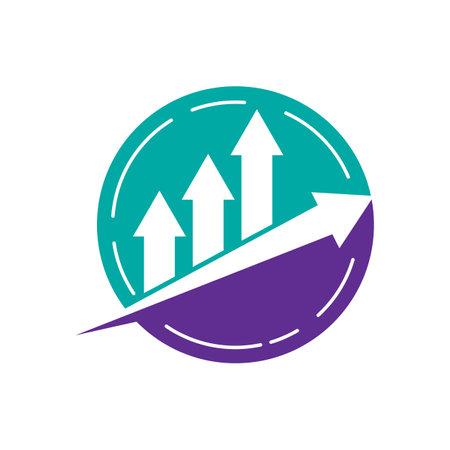 Business Finance logo template vector flat designのイラスト素材