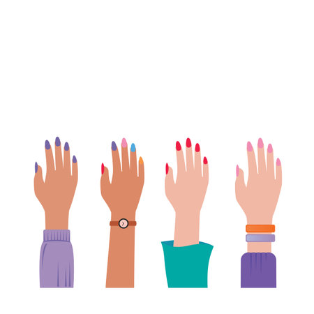 Happy International women day vector flat designのイラスト素材