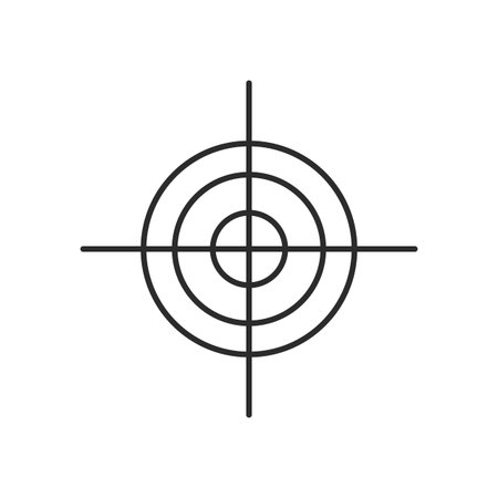 Target logo icon vector illustration flat design templateのイラスト素材