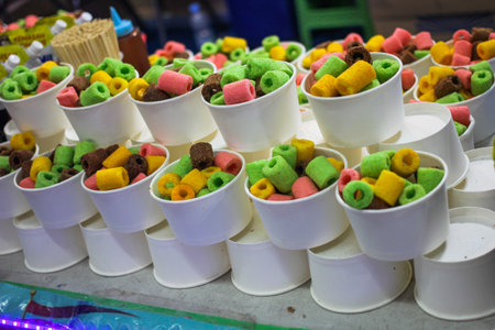 Street food on night festival