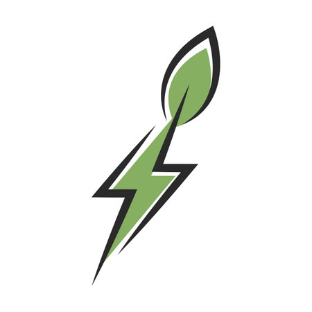 Eco energy vector illustration logo templateのイラスト素材
