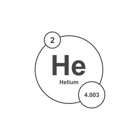 Chemical sign and symbol flat designのイラスト素材