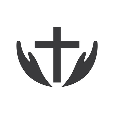 Church logo vector ilustration templateのイラスト素材