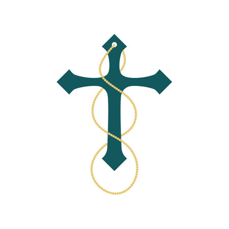 Church logo vector ilustration templateのイラスト素材