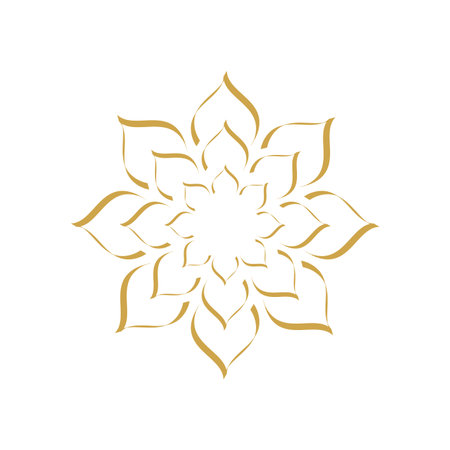 Islamic ornament symbol and icon vector flat designのイラスト素材