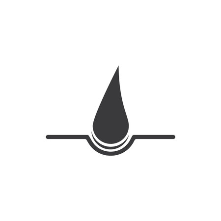 Blood illustration logo vector templateのイラスト素材