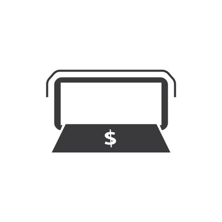 Currency logo icon vector flat designのイラスト素材