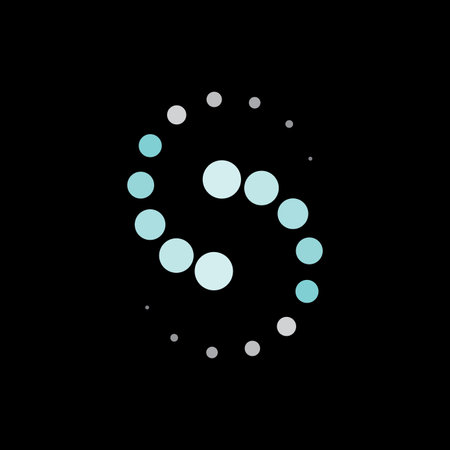 Loading indicator icon vector flat designのイラスト素材
