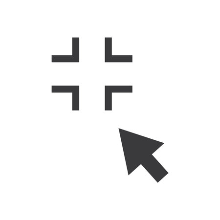 Cursor icon pointer mouse icon designのイラスト素材