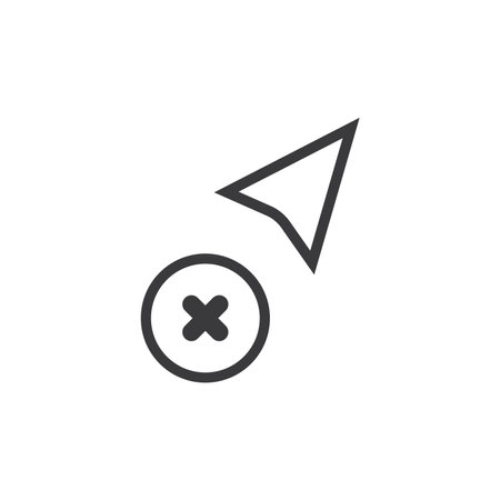Cursor icon pointer mouse icon designのイラスト素材