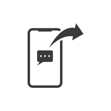 Telephone icon flat design vectorのイラスト素材