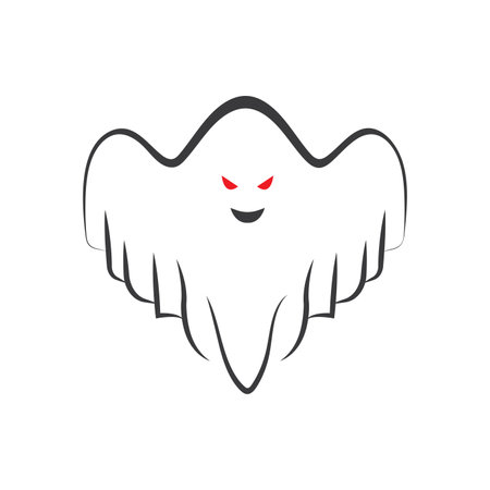 Devil icon illustration flat designのイラスト素材