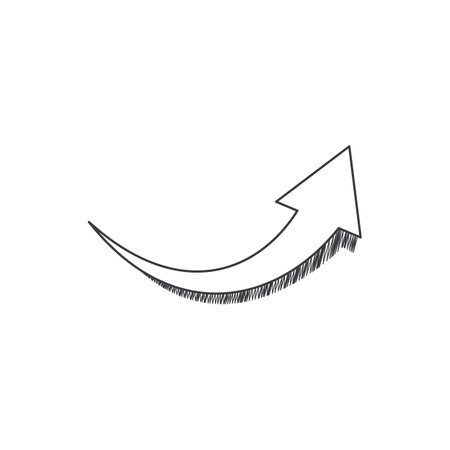 Arrow ilustration logo vector templateのイラスト素材