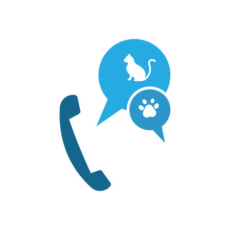 Pet shop Logo icon and symbol flat designのイラスト素材