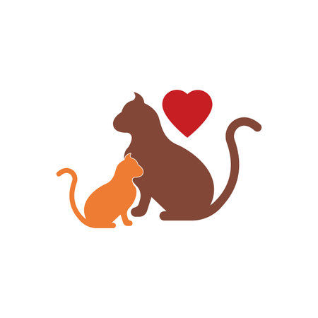 Pet shop Logo icon and symbol flat designのイラスト素材