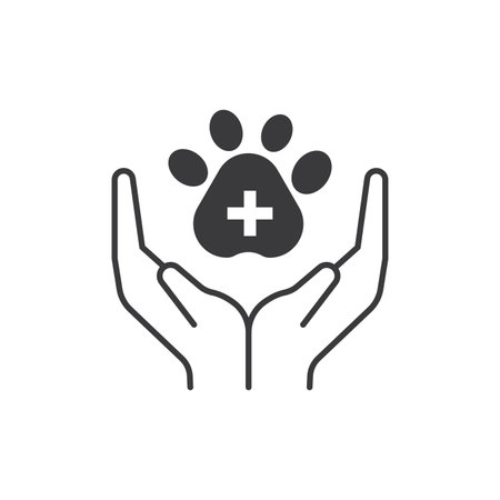 Pet shop Logo icon and symbol flat designのイラスト素材