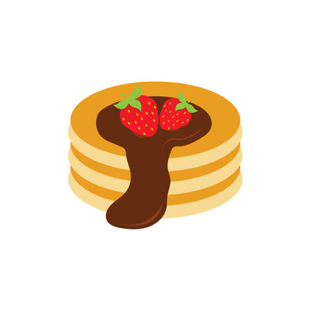 Cake logo icon vector illustration templateのイラスト素材