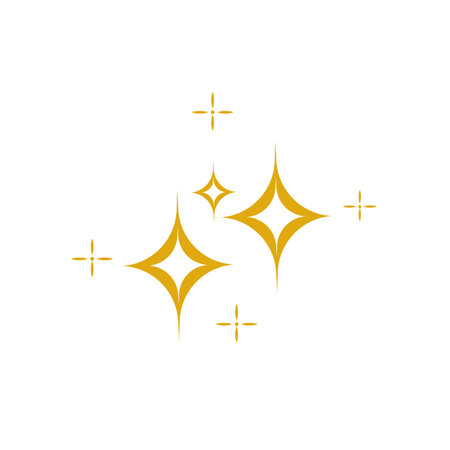 Star bright icon ,shine, sparkle iconのイラスト素材