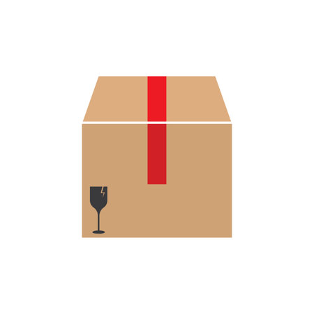 Delivery cargo and Logistic iconのイラスト素材