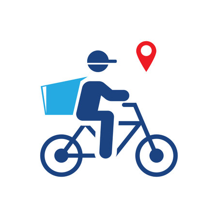 Delivery cargo and Logistic iconのイラスト素材