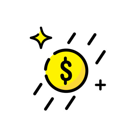 Money dollar vector logo icon flat designのイラスト素材