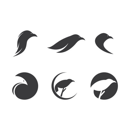 Bird Logo Template vector illustrationのイラスト素材