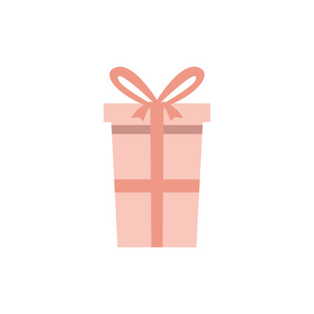 Gift Box, gift shop logo icon Vector designのイラスト素材