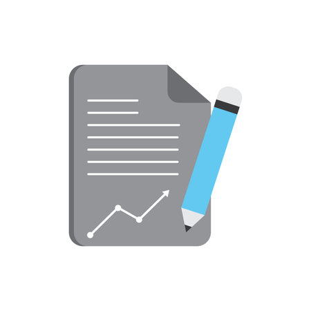 Data visualization and analysis iconのイラスト素材