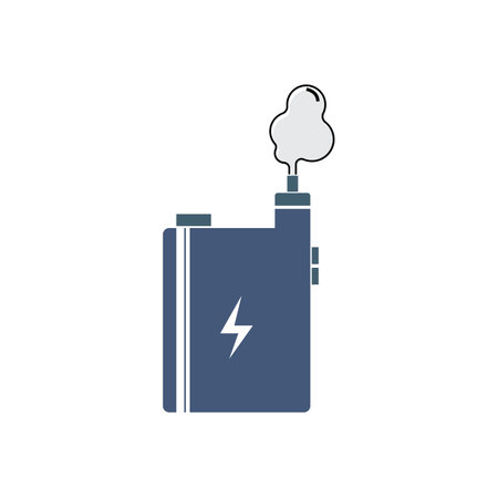Vape or vapor icon flat designのイラスト素材
