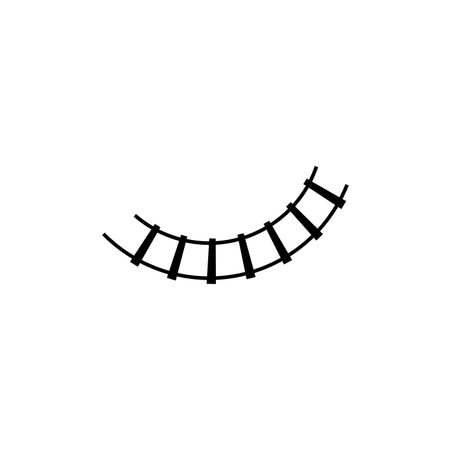 Railway symbol illustration flat designのイラスト素材