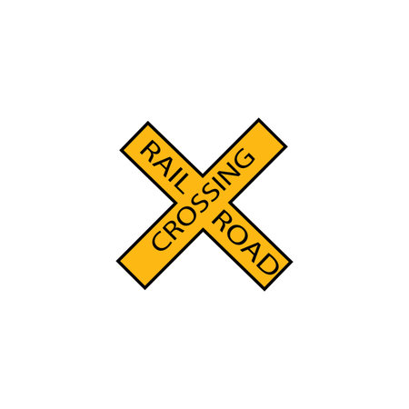 Train sign railway symbol designのイラスト素材