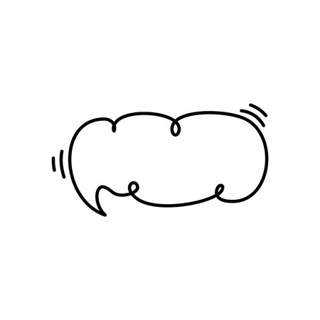 Comic speech bubble, comic book speech bubble design.のイラスト素材