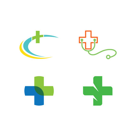 Medical Cross illustration Logo template vector designのイラスト素材
