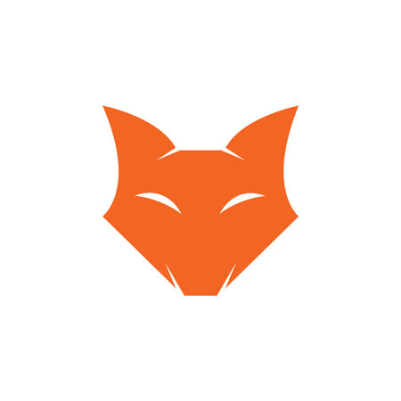 Fox logo illustration vector templateのイラスト素材