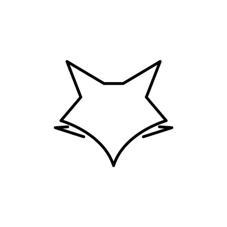 Fox logo illustration vector templateのイラスト素材