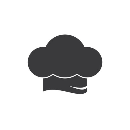 Chef hat logo icon designのイラスト素材