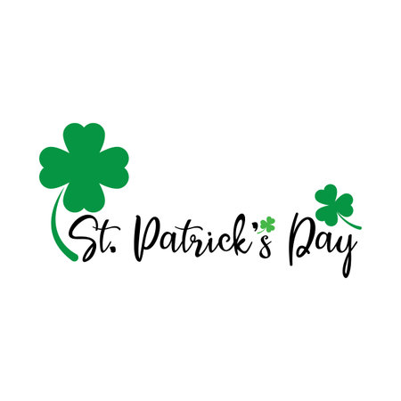 Happy St. Patrick's day symbol icon designのイラスト素材