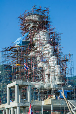 Buddha under constructionのeditorial素材