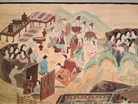 Tunhuang historical mural paintingのeditorial素材