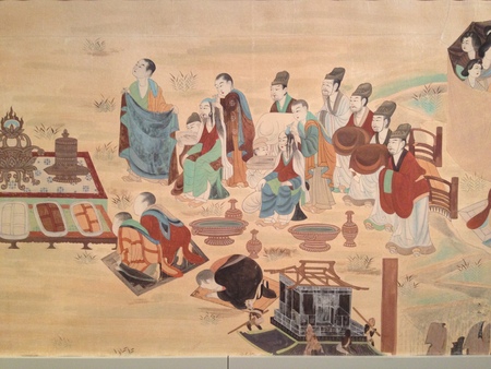 Tunhuang historical muralのeditorial素材